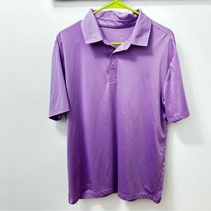 Members Mark Performance Polo men’s size large purple